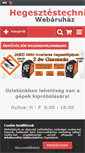 Mobile Screenshot of hegesztestechnika.net